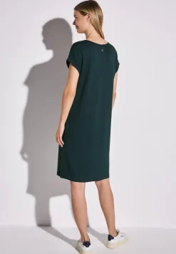 Effen jersey jurk