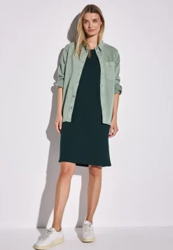 Effen jersey jurk