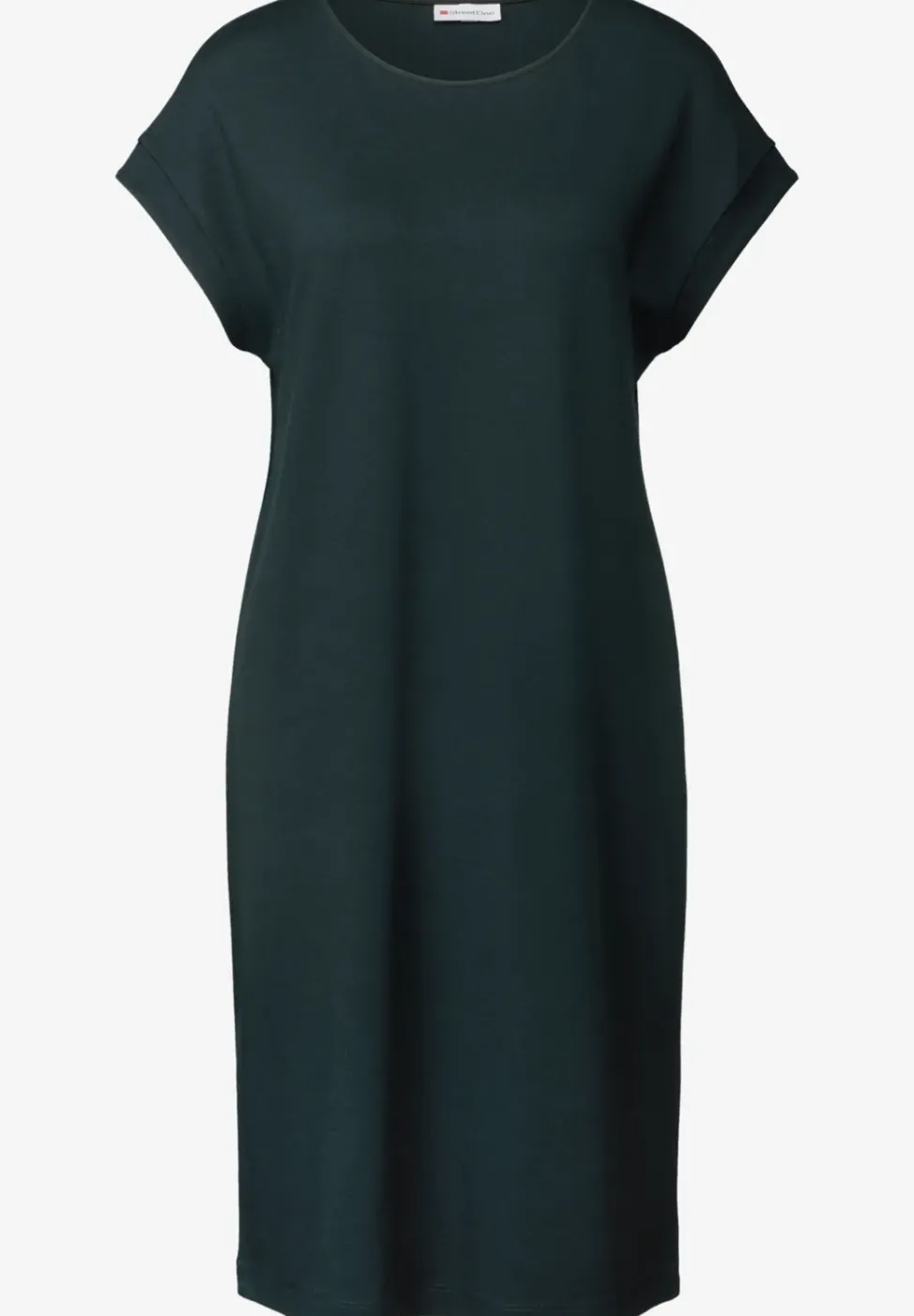 Effen jersey jurk