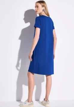 Effen jersey jurk