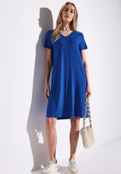 Effen jersey jurk