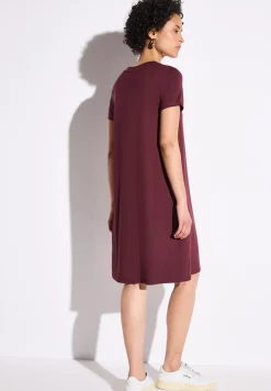 Effen jersey jurk