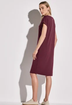 Effen jersey jurk
