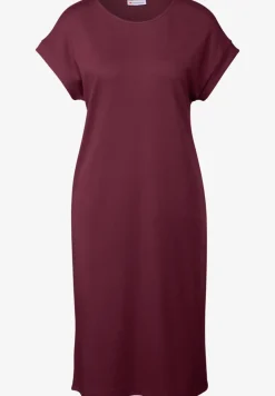 Effen jersey jurk
