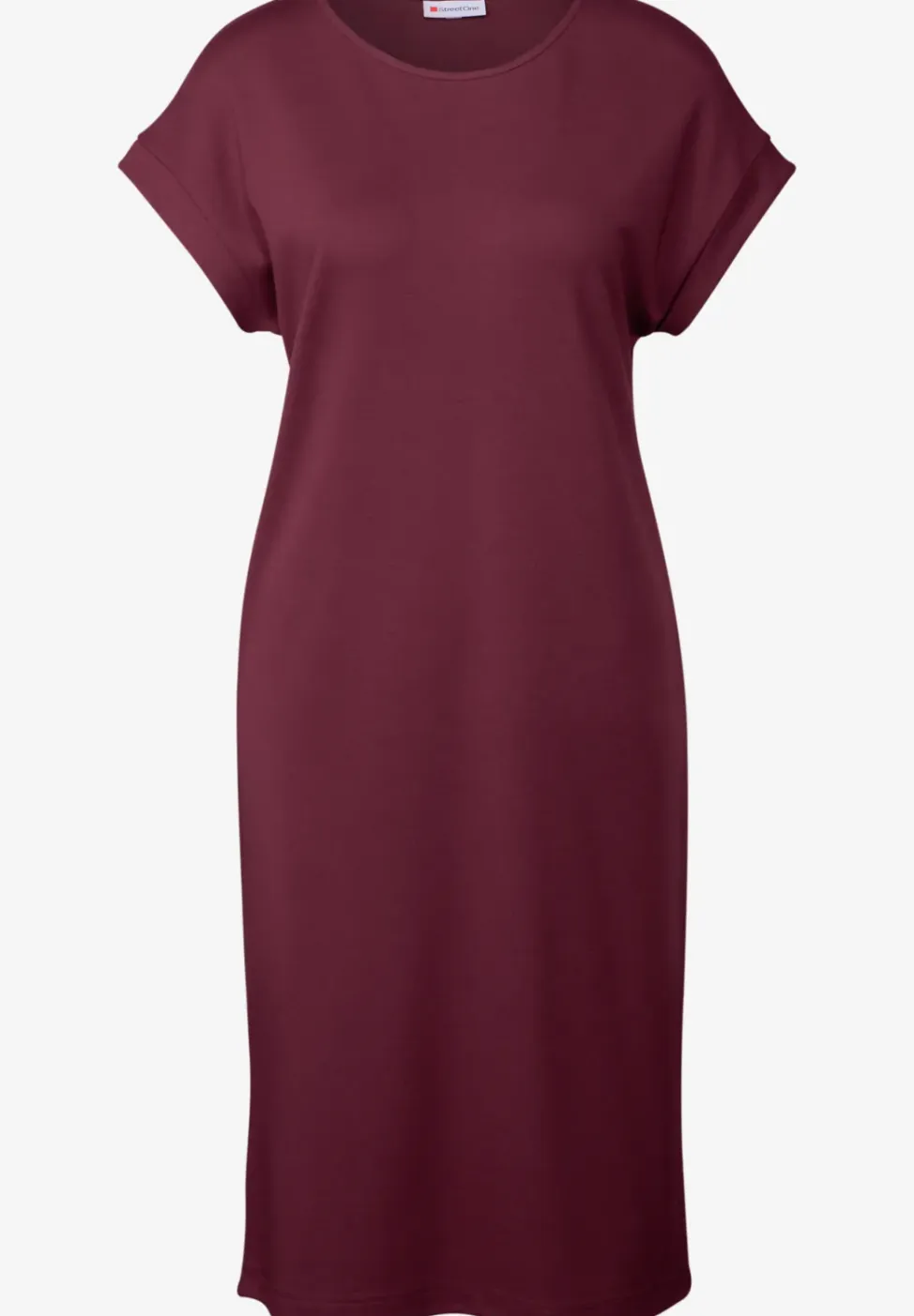 Effen jersey jurk