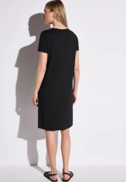 Effen jersey jurk