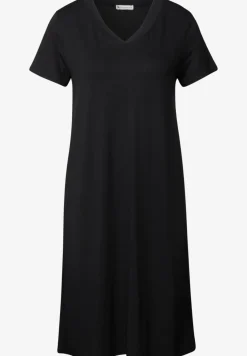 Effen jersey jurk