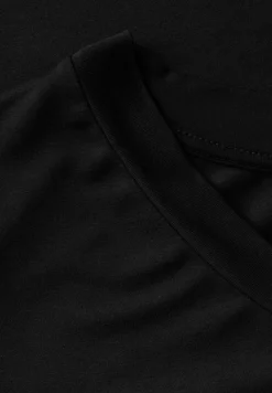 Effen jersey jurk