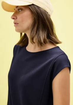 Effen jersey jurk