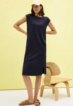 Effen jersey jurk