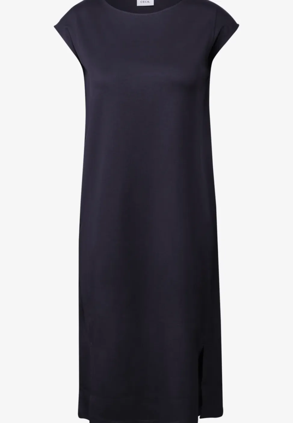 Effen jersey jurk