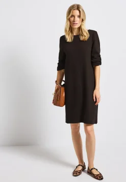 Effen jersey jurk