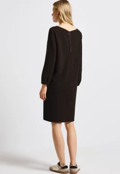 Effen jersey jurk