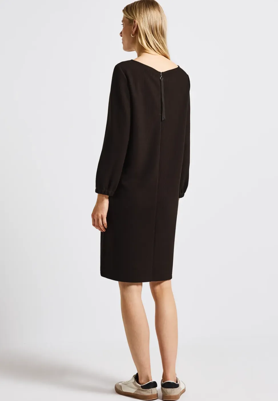 Effen jersey jurk