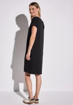 Effen jersey jurk