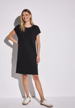 Effen jersey jurk