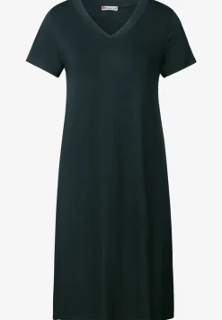 Effen jersey jurk