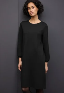 Effen jersey jurk