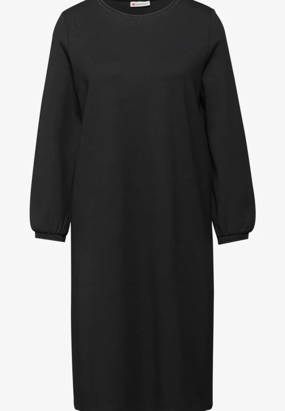 Effen jersey jurk