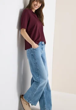 Effen poloshirt met korte mouwen