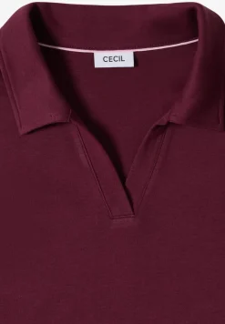 Effen poloshirt met korte mouwen