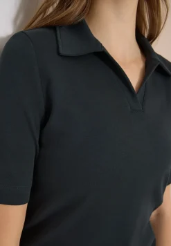 Effen polo met korte mouwen