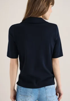 Effen poloshirt met korte mouwen