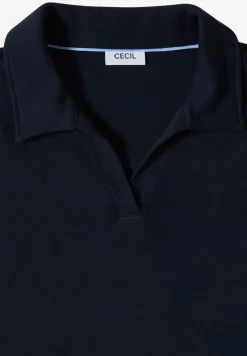 Effen poloshirt met korte mouwen