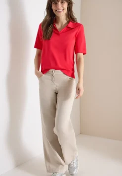 Effen poloshirt met korte mouwen