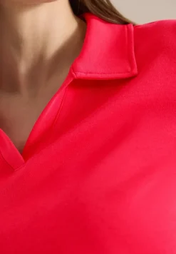 Effen poloshirt met korte mouwen