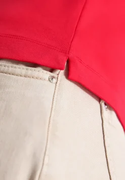 Effen poloshirt met korte mouwen