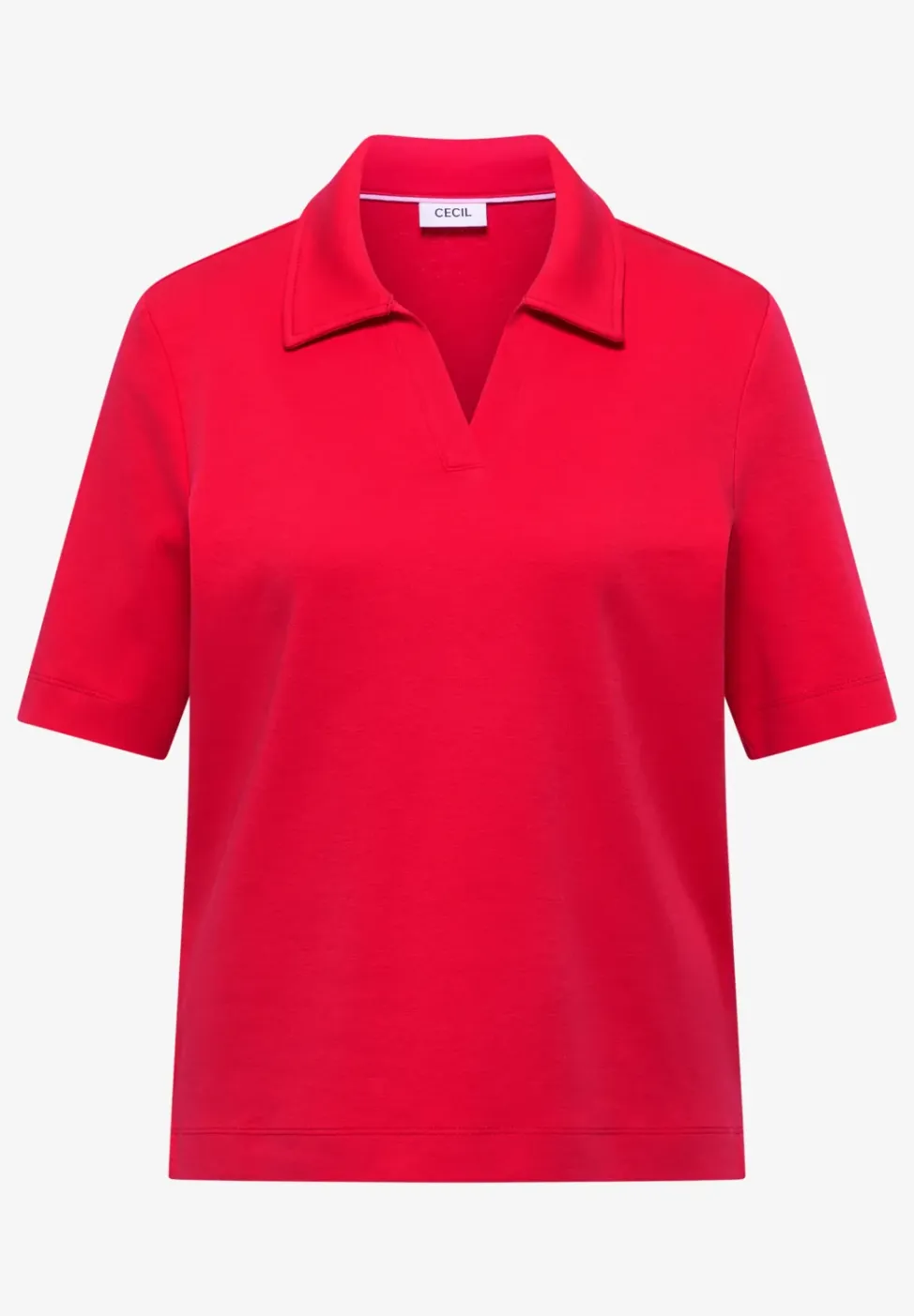 Effen poloshirt met korte mouwen