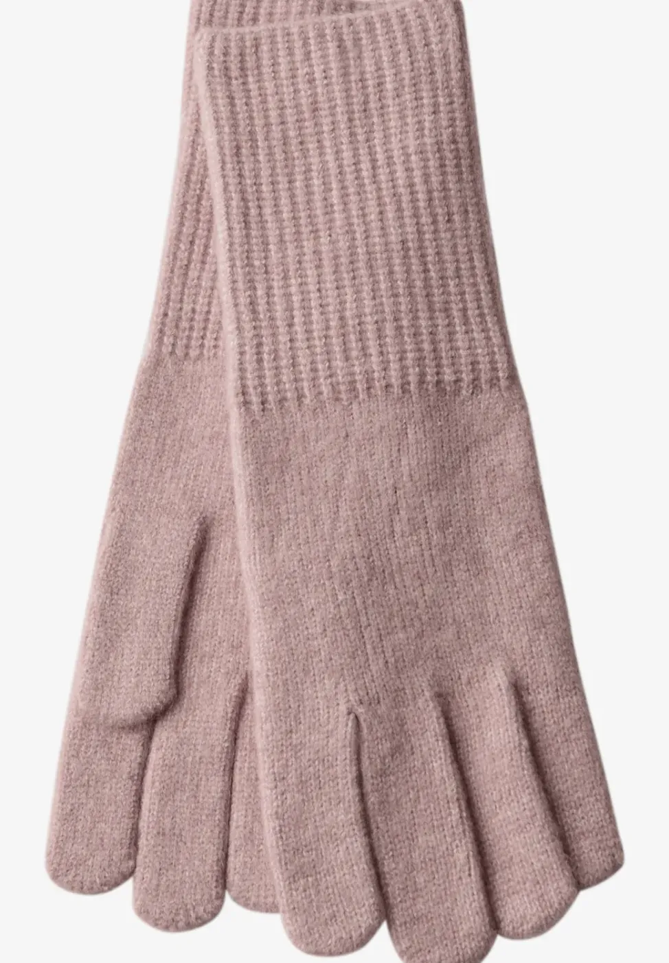 Fijn gebreide handschoenen
