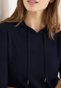 Fijn gebreide hoodie