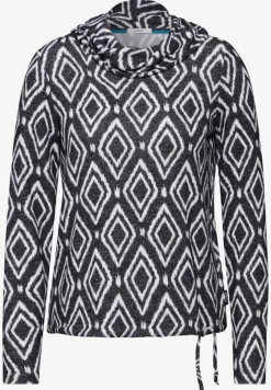 Fluffy shirt met print