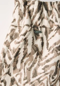 Fluwelen paperbag rok