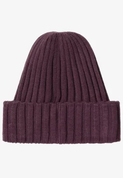 Gebreide muts in effen kleur