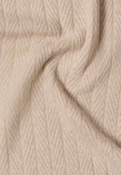 Gebreide sjaal met textuur