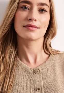 Gebreid gilet met glitter