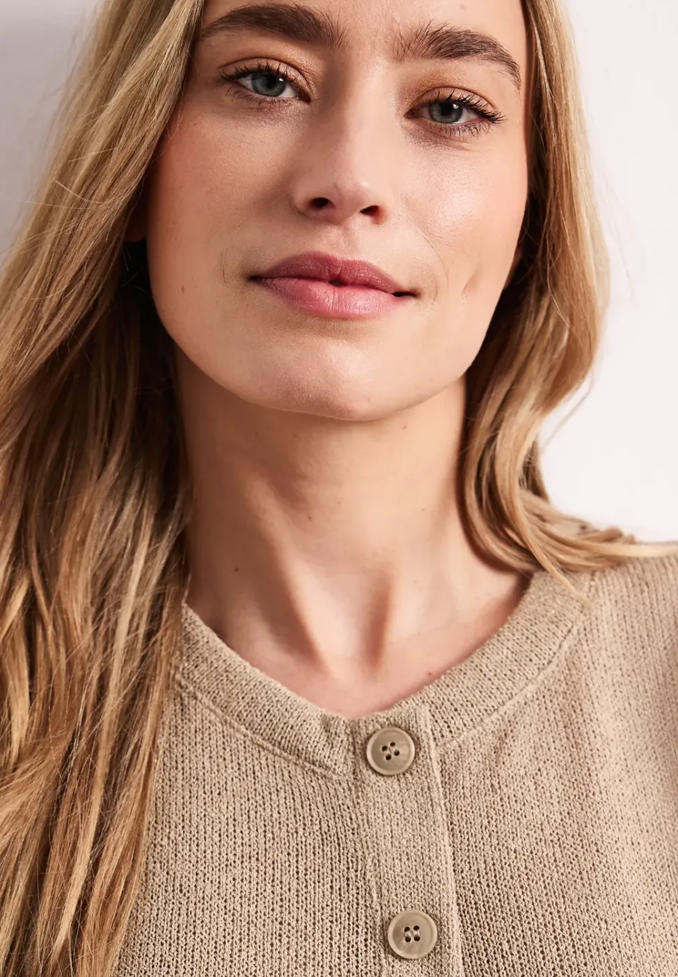 Gebreid gilet met glitter