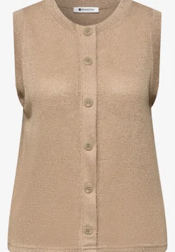 Gebreid gilet met glitter