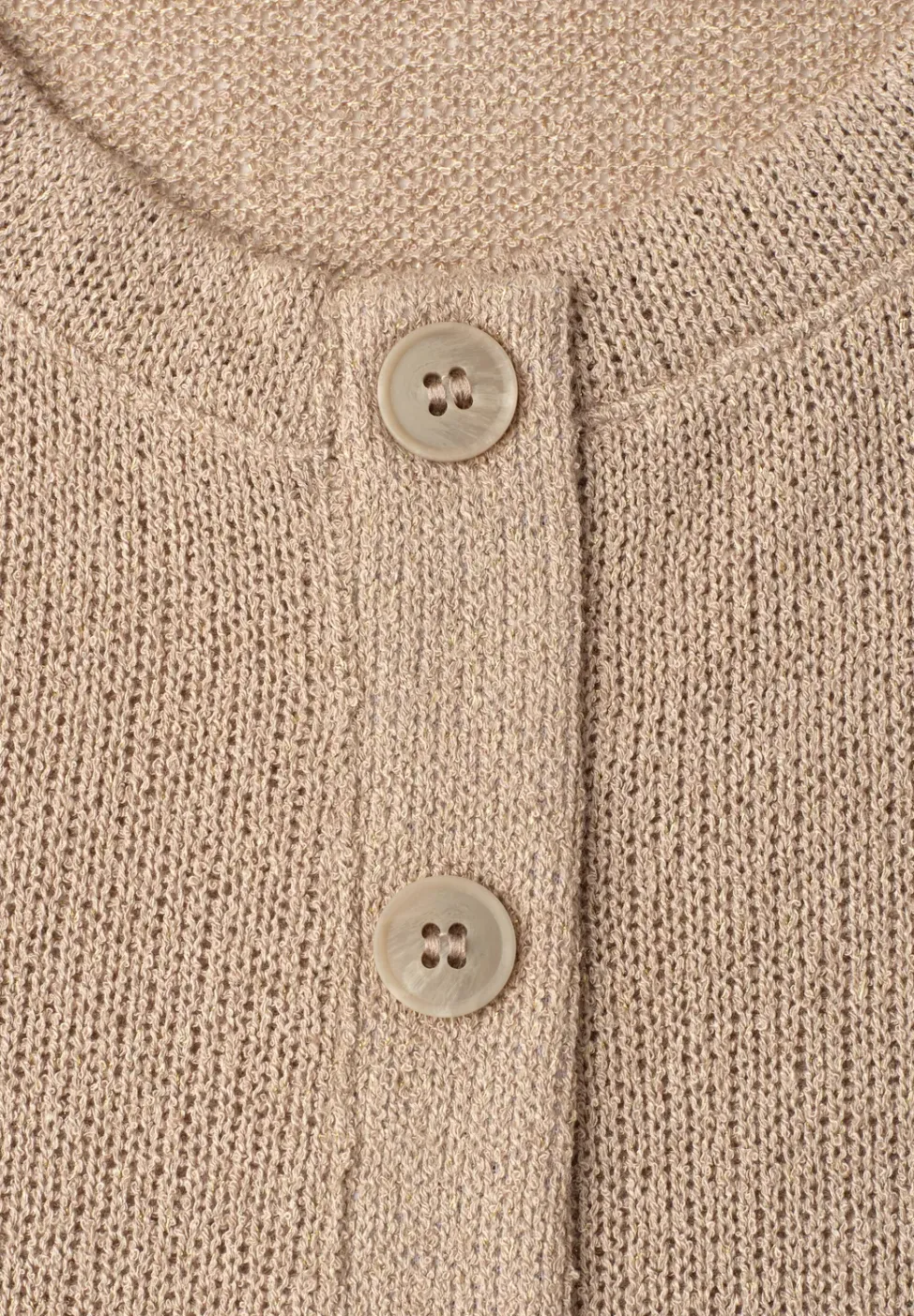 Gebreid gilet met glitter