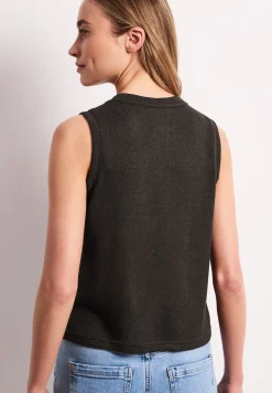 Gebreid gilet met glitter