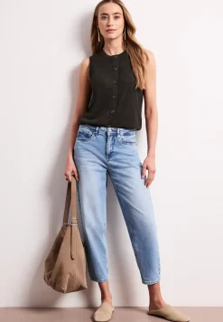 Gebreid gilet met glitter