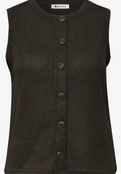 Gebreid gilet met glitter