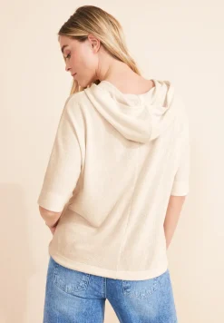 Gebreid hoodie-T-shirt
