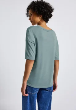 Gebreid V-hals Shirt