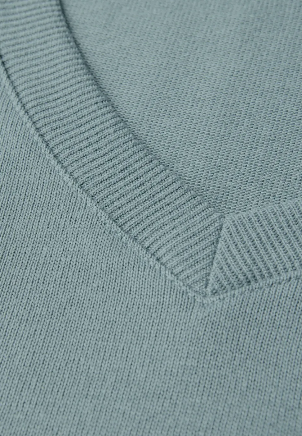 Gebreid V-hals Shirt