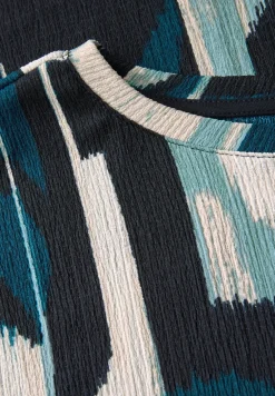 Gedessineerd crinkle shirt