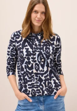 Gedessineerd shirt met capuchon